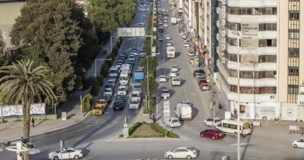 Gyönyörű Város Izmir Törökország Időintervallum — Stock videók
