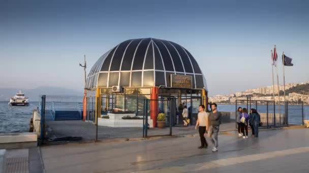 Bella Città Izmir Turchia Timelapse — Video Stock