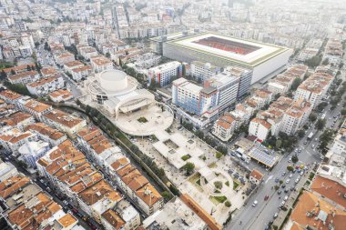 İzmir 'in gündüz İHA' lı havadan çekilmiş fotoğrafı