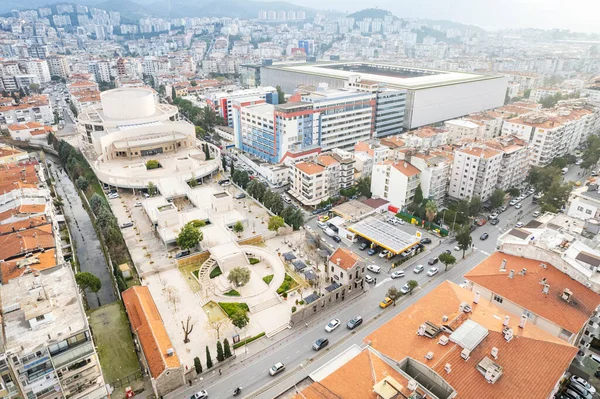 Luftbild Von Izmir Mit Drohne Bei Tag — Stockfoto
