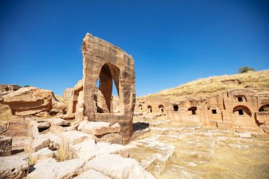 Mardin, Dara Antik Şehir. Mezopotamya. Mardin, Türkiye. Dara Antik Şehir, Mezopotamya 'nın en önemli yerleşimlerinden biri..