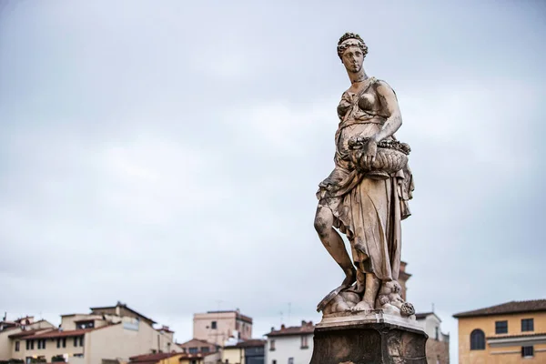 Флоренция Флоренция Городской Пейзаж Италия Флоренция Показывает Самых Важных Достопримечательности — стоковое фото