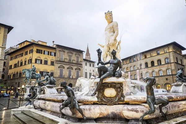 Florence Firenze Cityscape Itálie Město Florencie Nejdůležitějšími Památkami Toskánska — Stock fotografie