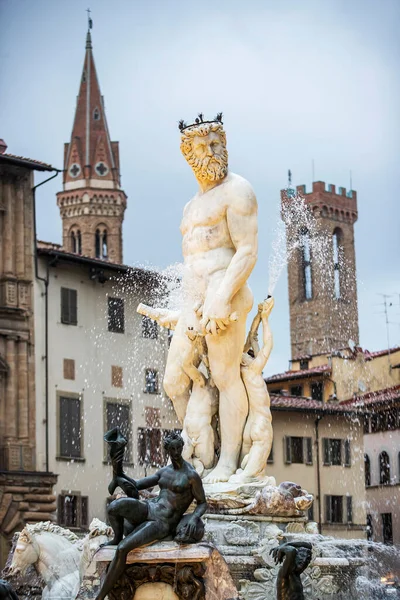 Florence Firenze Cityscape Itálie Město Florencie Nejdůležitějšími Památkami Toskánska — Stock fotografie