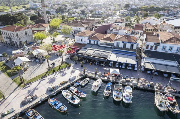 Drone Natočil Krásné Urla Izmir Třetí Největší Město Turecku Letecký — Stock fotografie