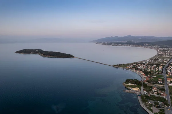 Drone Natočil Krásné Urla Izmir Třetí Největší Město Turecku Letecký — Stock fotografie