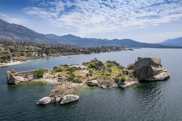 Lake Bafa Lake Nature Reserve Situated Southwestern Innermost North East — Stockfoto