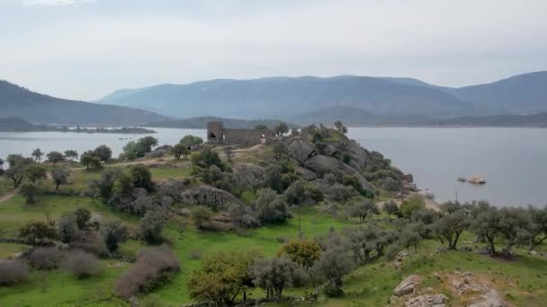 Lake Bafa Lake Nature Reserve Situated Southwestern Innermost North East — Stok video