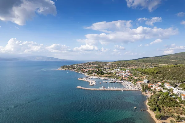 Drone Shot Beautiful Urla Zbek Izmir Third Largest City Turkey — Stock Photo, Image