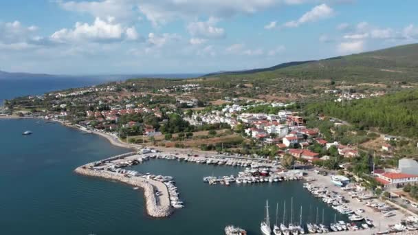 Drone Laukaus Kaunis Urla Zbek Izmir Kolmanneksi Suurin Kaupunki Turkissa — kuvapankkivideo