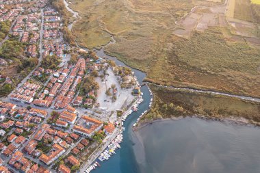 Akyaka 'nın hava görüntüsü - Mula Türkiye