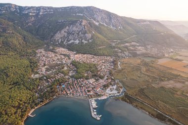 Akyaka 'nın hava görüntüsü - Mula Türkiye