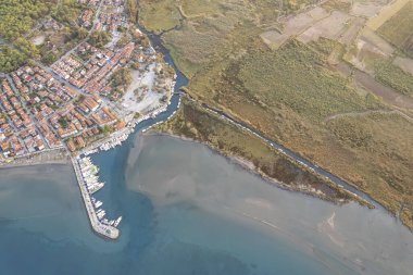 Akyaka 'nın hava görüntüsü - Mula Türkiye