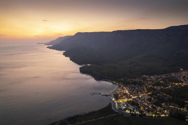 Akyaka 'nın hava görüntüsü - Mula Türkiye