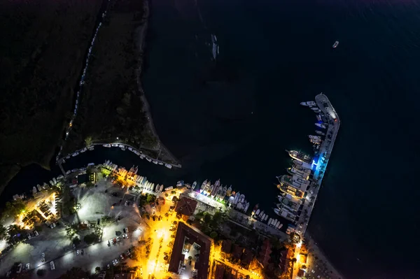 Akyaka Nın Hava Görüntüsü Mula Türkiye — Stok fotoğraf