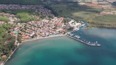 Akyaka 'nın hava görüntüsü - Mula Türkiye