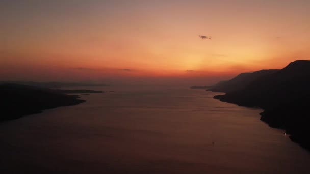 Luftaufnahme Von Akyaka Mula Turkey — Stockvideo