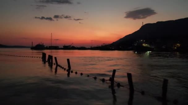 Luchtfoto Van Akyaka Mula Turkije — Stockvideo