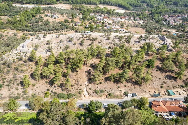 Castillo Idyma Vista Sobre Pueblo Gokova Provincia Mugla Turquía — Foto de Stock