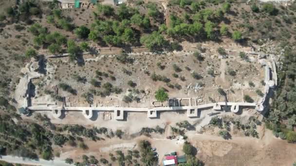Château Idyma Vue Sur Village Gokova Dans Province Mugla Turquie — Video