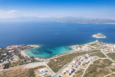 Sigacik Marina, Cittaslow City Seferihisar Drone Shot, İzmir Türkiye