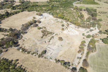 Teos Antik Kent İnsansız Hava Aracı Fotoğrafı, Seferihisar İzmir Türkiye