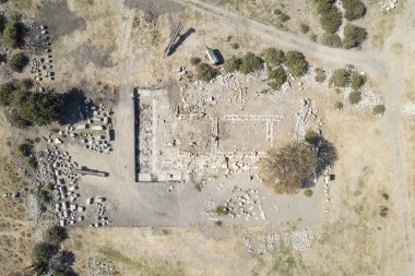 Teos Antik Kent İnsansız Hava Aracı Fotoğrafı, Seferihisar İzmir Türkiye