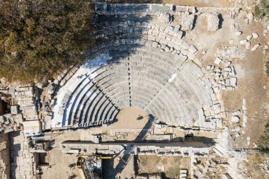 Teos Antik Kent İnsansız Hava Aracı Fotoğrafı, Seferihisar İzmir Türkiye