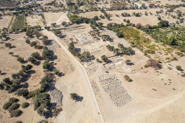 Teos Antik Kent İnsansız Hava Aracı Fotoğrafı, Seferihisar İzmir Türkiye