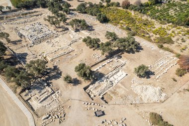 Teos Antik Kent İnsansız Hava Aracı Fotoğrafı, Seferihisar İzmir Türkiye