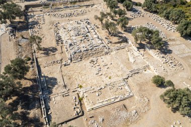 Teos Antik Kent İnsansız Hava Aracı Fotoğrafı, Seferihisar İzmir Türkiye