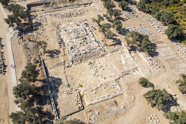 Teos Antik Kent İnsansız Hava Aracı Fotoğrafı, Seferihisar İzmir Türkiye