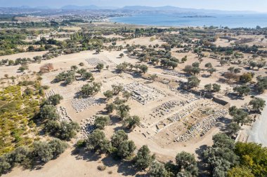 Teos Antik Kent İnsansız Hava Aracı Fotoğrafı, Seferihisar İzmir Türkiye