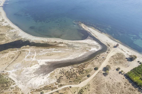 Teos Ancient City Drone Photo, Seferihisar Izmir Turkey