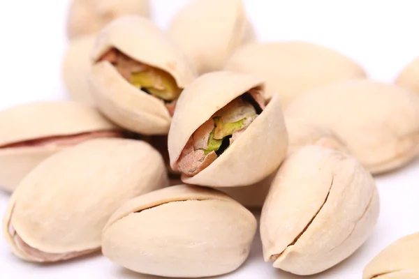 Large handful of pistachios — Stock Photo, Image