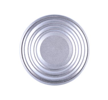 Canned food isolated close-up