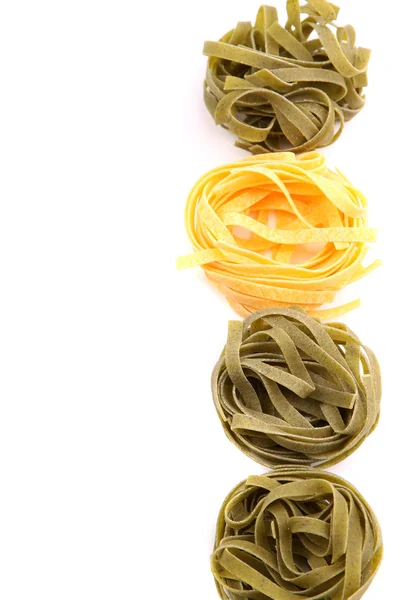 Tagliatelle paglia e fieno hausgemachte tipycal — Stockfoto