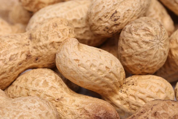 Close-up of some peanuts. background — Stock Photo, Image