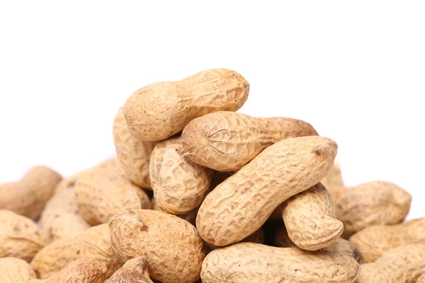 Frame close-up of some peanuts. — Stock Photo, Image