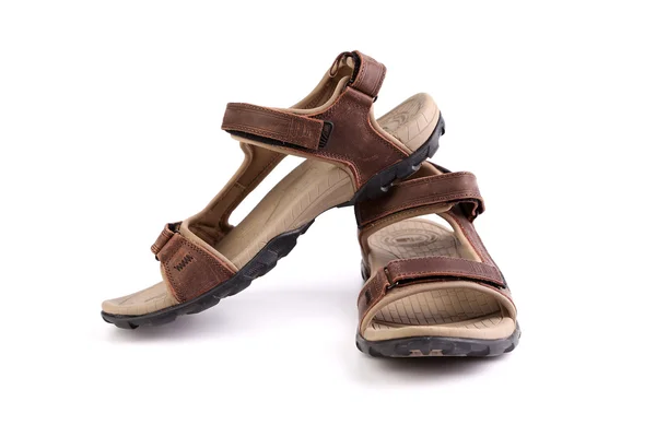 Sandal coklat olah raga — Stok Foto