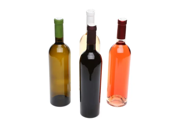 Cuatro botellas de vino . —  Fotos de Stock