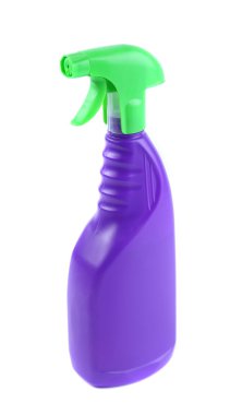 izole mavi plastik sprey şişe