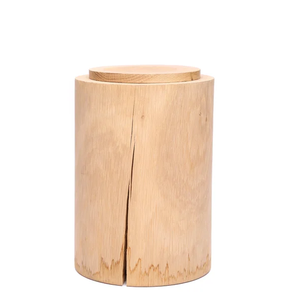 Birch bark container with closed top — Stock Photo, Image