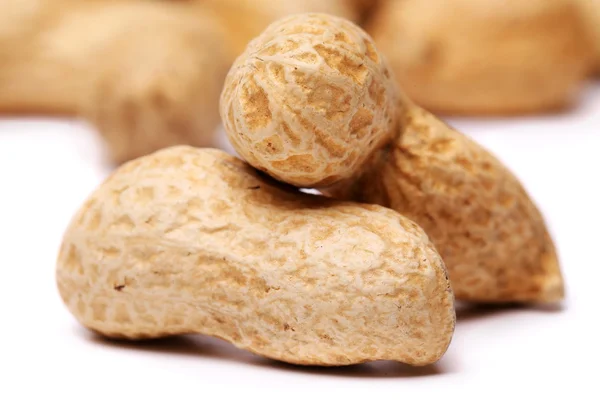 Close-up of some peanuts — Stock Photo, Image