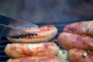 leziz Alman sosisleri Barbekü Izgara