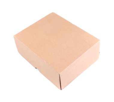 ayakkabı kutusu beyaz arka plan üzerinde yer alır