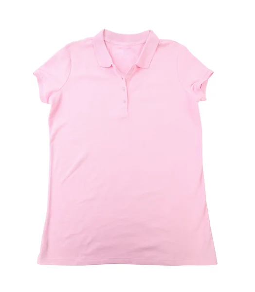 Photograph of blank polo t-shirt isolated. — Stock Photo, Image
