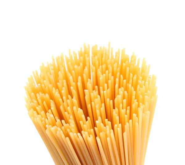 Top bunch italian pasta on a white background — Stock Photo, Image