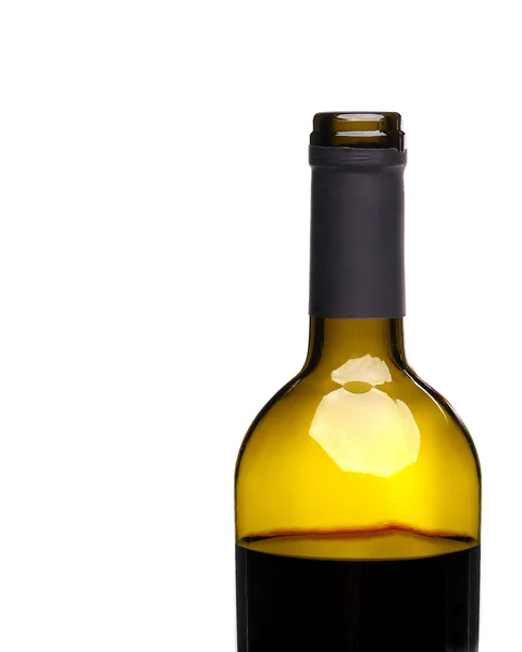 Open fles rode wijn — Stockfoto