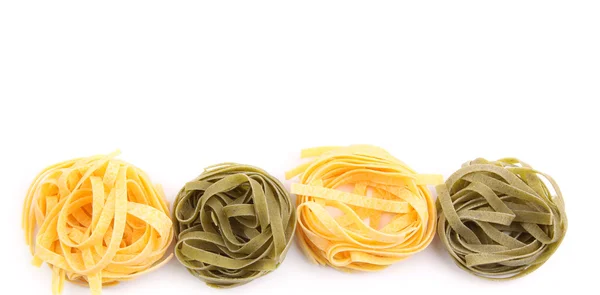 Tagliatelle paglia e fieno tipycal italian pasta. — Stock Photo, Image